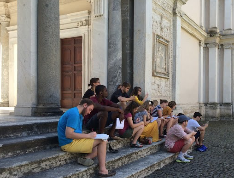 Students in Rome