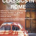 UGA Classics in Rome Program Info Session Zoom